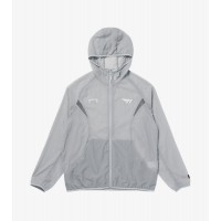 T1 CLUBHOUSE NYLON JACKET - LIGHT GREY